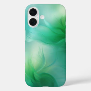 Abstrakt Gradient Green und Blue iPhone 16 Hülle