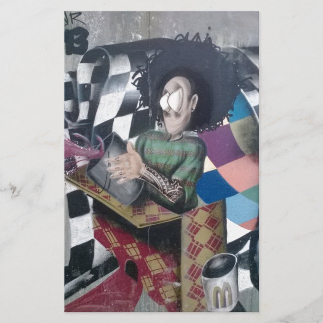 Abstrakt Graffiti Artwork (Vorderseite)