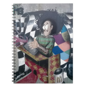 Abstrakt Graffiti Artwork Notizblock