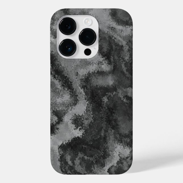 Abstrakt-graue Diffusion Case-Mate iPhone 14 Pro Hülle (Rückseite)