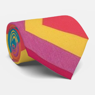 Abstrakt Groovy Neck Tie Krawatte