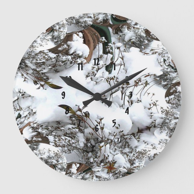 Abstrakt Große Wanduhr (Vorderseite)