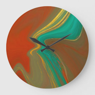 abstrakt große wanduhr