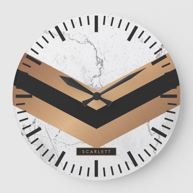 Abstrakt Große Wanduhr (Vorderseite)