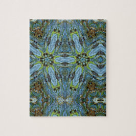 Abstrakt-grünes Puzzle