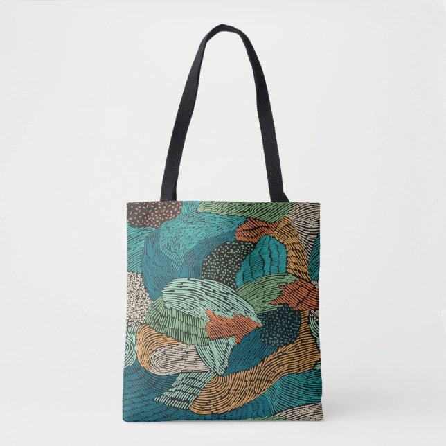 Abstrakt Grunge: Nahtloses Muster. Tasche (Vorderseite)