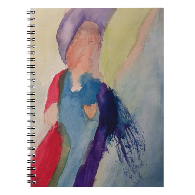 Abstrakt Guardian Angel Notebook Notizblock (Vorderseite)