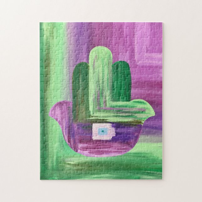 Abstrakt Hamsa Puzzle (Vertikal)