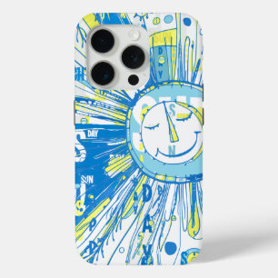 Abstrakt Happy Whimsical Sun Word Art Case-Mate iPhone Hülle