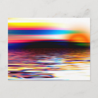 Abstrakt Horizon Postkarte