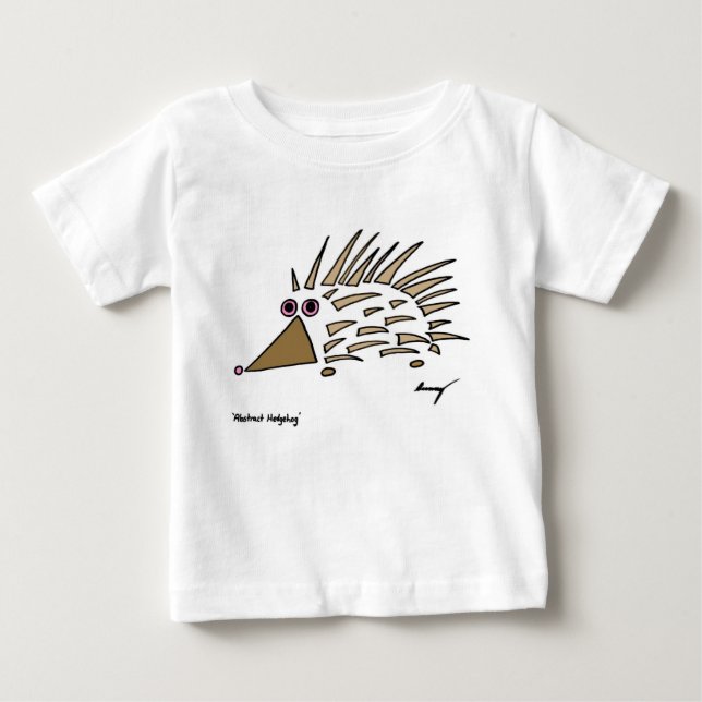 Abstrakt Igel Säugling T - Shirt (Vorderseite)