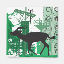 Abstrakt Impala Magnet