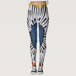 Abstrakt in Band - Sternexplosion Leggings