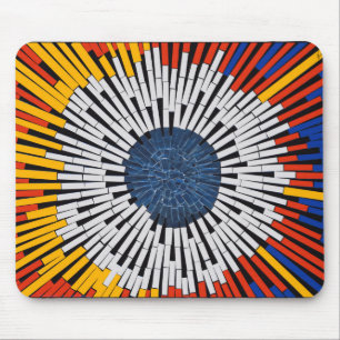 Abstrakt in Band - Sternexplosion Mousepad