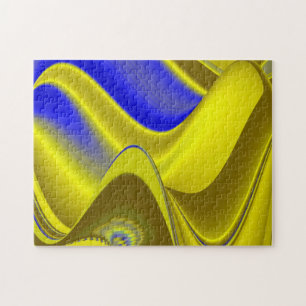 abstrakt in goldgelber Farbe