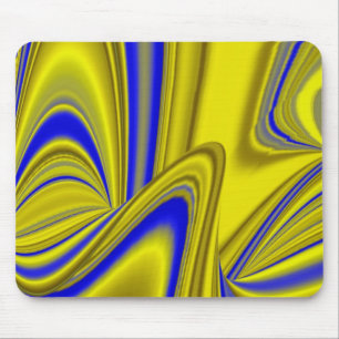 Abstrakt in goldgelber Farbe Mousepad