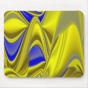 Abstrakt in goldgelber Farbe Mousepad