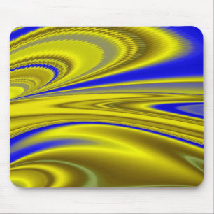 Abstrakt in goldgelber Farbe Mousepad
