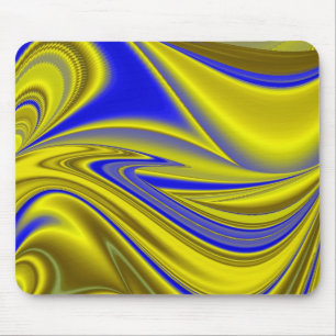 Abstrakt in goldgelber Farbe Mousepad
