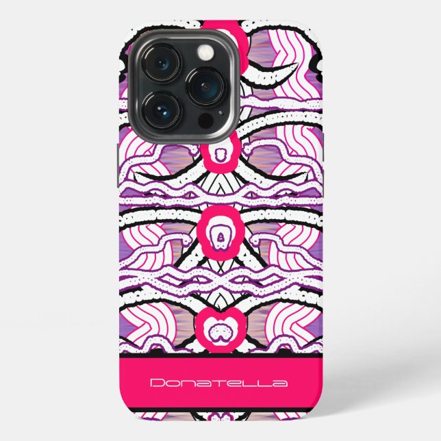 abstrakt iPhone 13 pro hülle (Hinten)