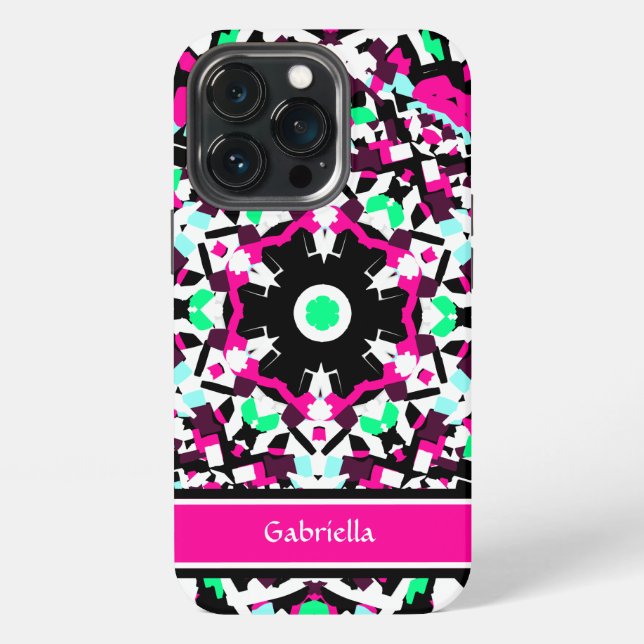 abstrakt iPhone 13 pro hülle (Hinten)