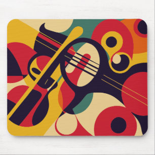 abstrakt, Jazz, Musik Mousepad