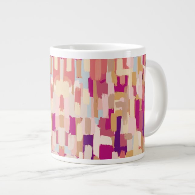 Abstrakt Jumbo-Tasse (Vorderseite Rechts)