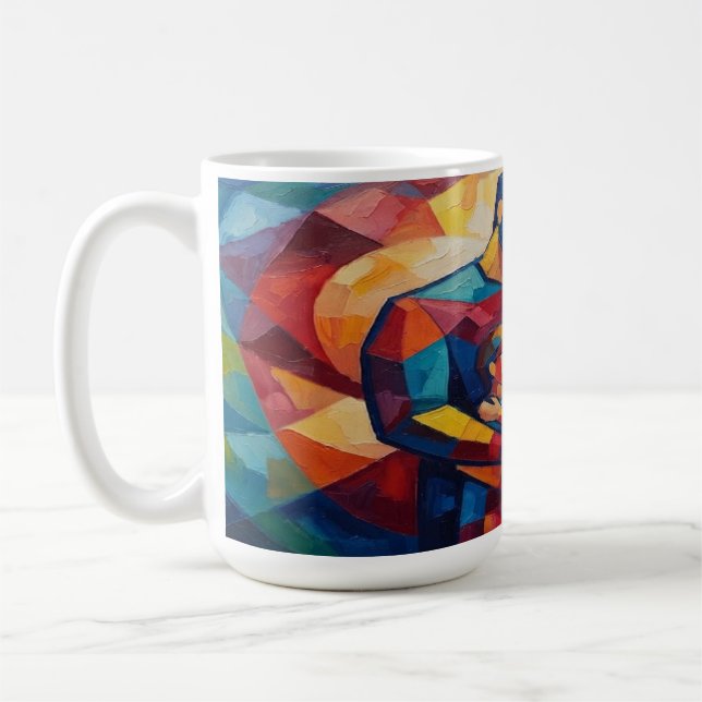 Abstrakt Kaffeetasse (Links)