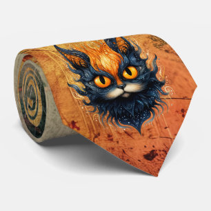 Abstrakt Kitty Necktie Krawatte