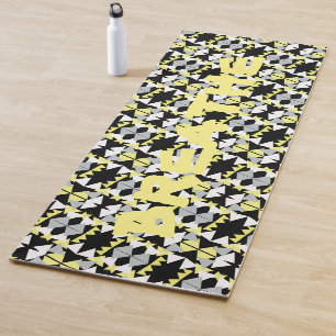 Abstrakt Kunst Dreieck Pyramide Atmen Yoga Matte