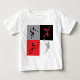 Abstrakt Lacrosse Baby T-shirt