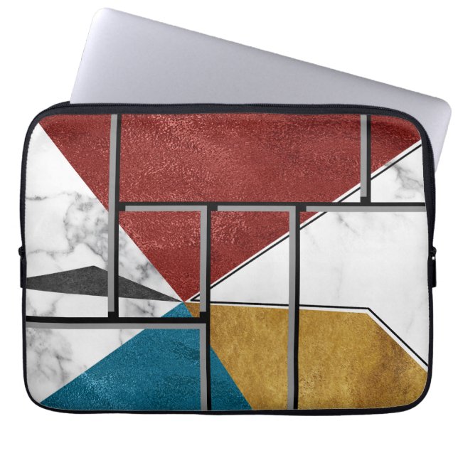 Abstrakt Laptopschutzhülle (Vorderseite)