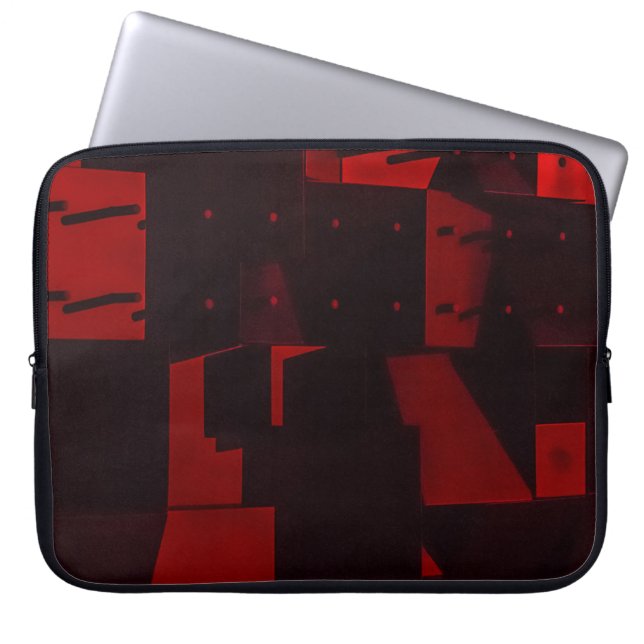 Abstrakt Laptopschutzhülle (Vorderseite)