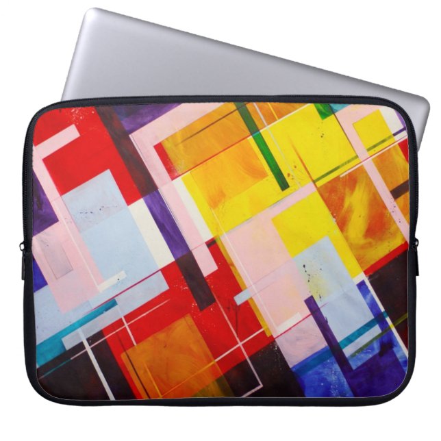 Abstrakt Laptopschutzhülle (Vorderseite)