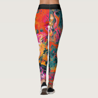 Abstrakt Lava Leggings