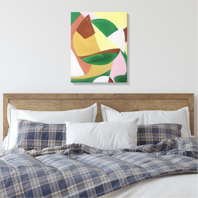 abstrakt leinwanddruck (Insitu (Schlafzimmer))