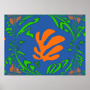 Abstrakt Lilly Poster