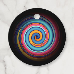 Abstrakt Lollipop Geschenkanhänger