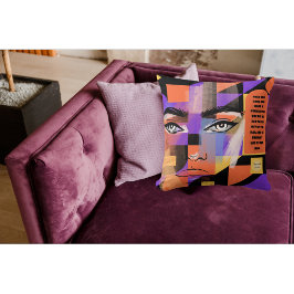 Abstrakt machte der Herr eine Frau zum Christliche Kissen