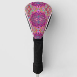 Abstrakt Magenta Pink, Blau und Rot Groovtern Must Golf Headcover