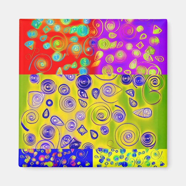 Abstrakt Magnet (Vorne)