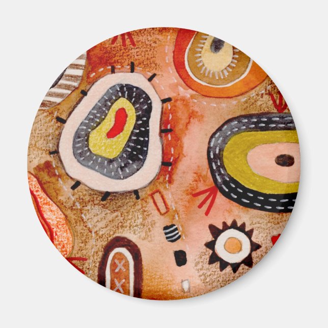 Abstrakt Magnet (Vorne)