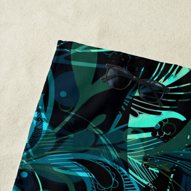 Abstrakt Mandala 3 Strandtuch (Beispiel)