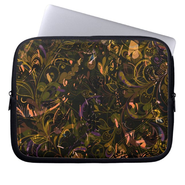 Abstrakt Mandala 5 Laptopschutzhülle (Vorderseite)