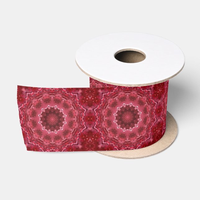 Abstrakt, Mandala, Kaleidoskop Satinband (Spule)
