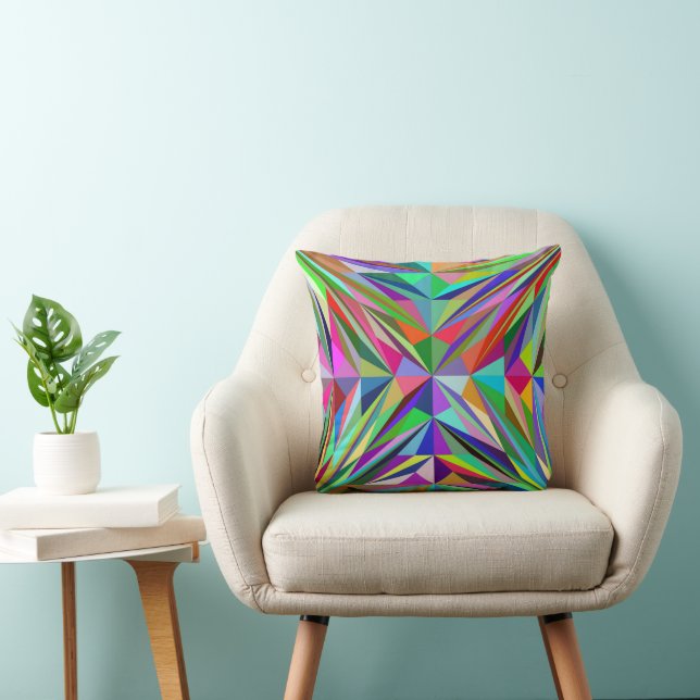 Abstrakt Mandala Kissen (Stuhl )