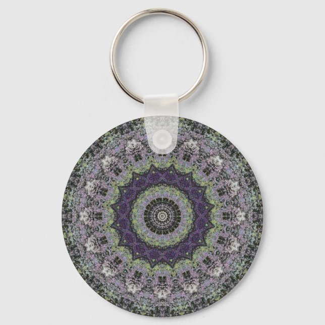 Abstrakt Mandala Schlüsselanhänger (Vorderseite)
