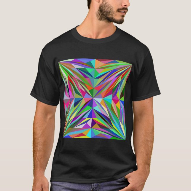 Abstrakt Mandala T-Shirt (Vorderseite)