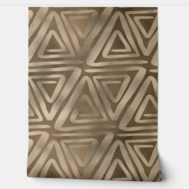 Abstrakt Mocha Tapete (Abrollen)