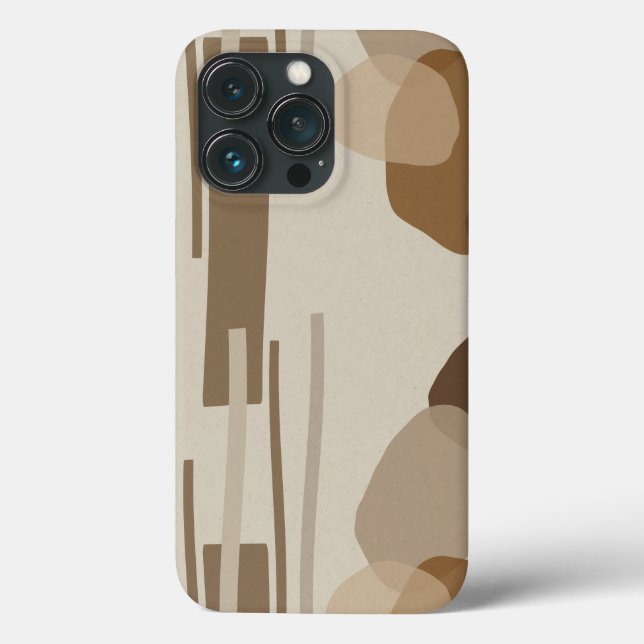 Abstrakt Modern Terracotta - Formen Case-Mate iPhone Hülle (Rückseite)